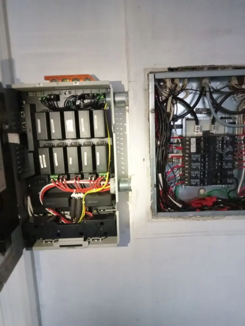 Electrical panel upgrade completed for Ring Doorbell Installation in Medford